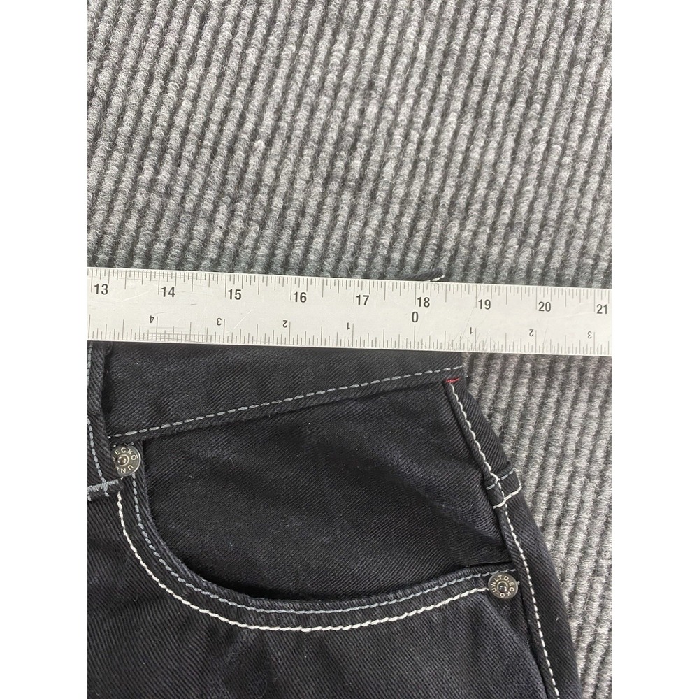 Ecko Jeans Men 38x32 Black Cotton Denim Streetwear Grunge Skater Baggy Fit Y2k - Picture 2 of 16